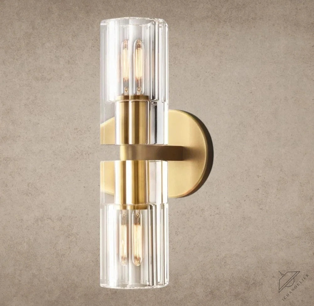 Brass Arcachon Linear Sconce