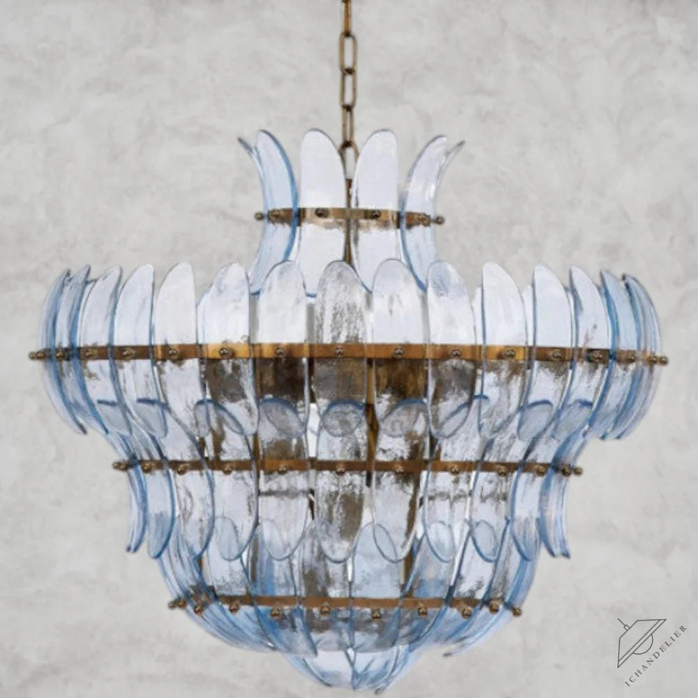 Arcade 10-Light Glass Chandelier