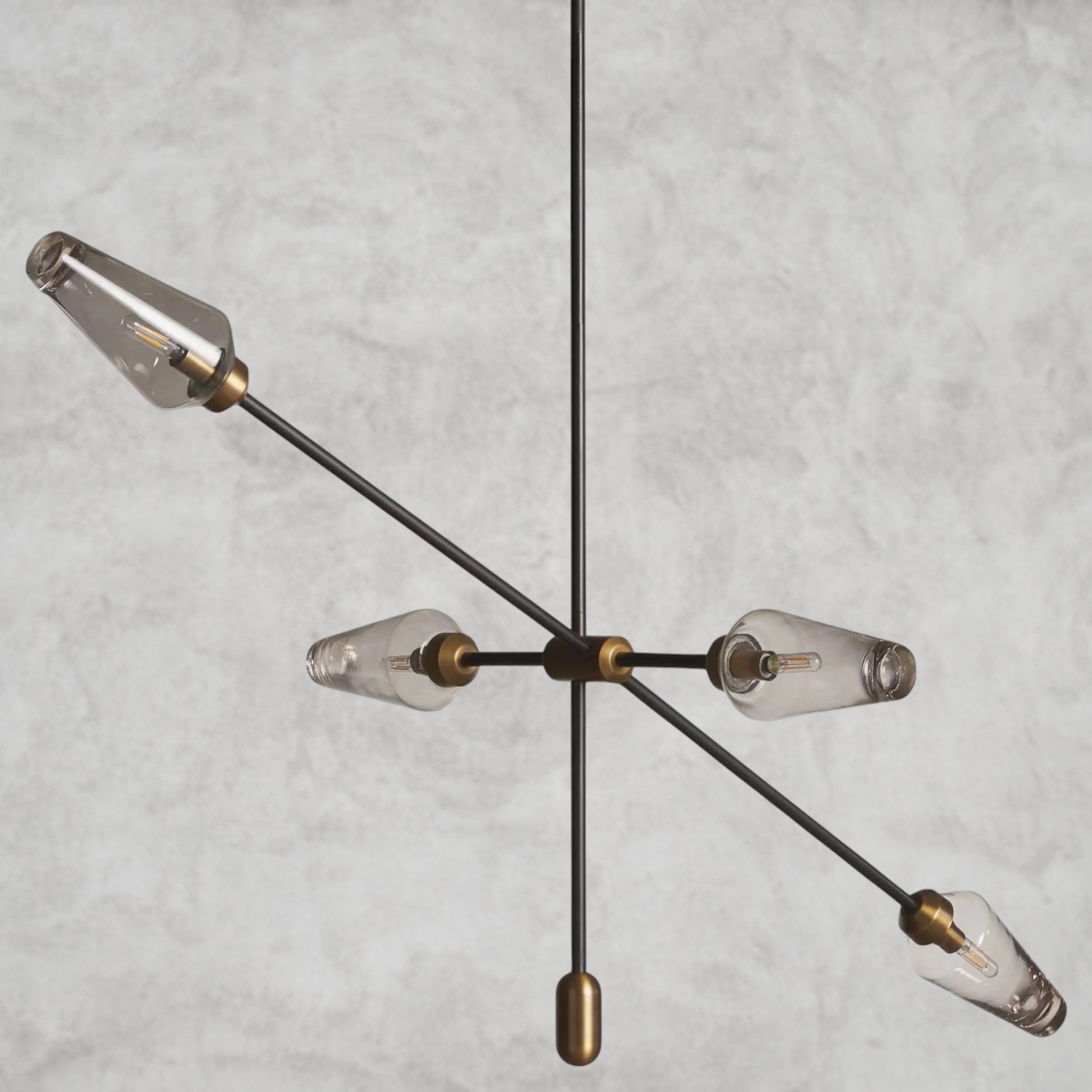 Arrow Bronze Chandelier