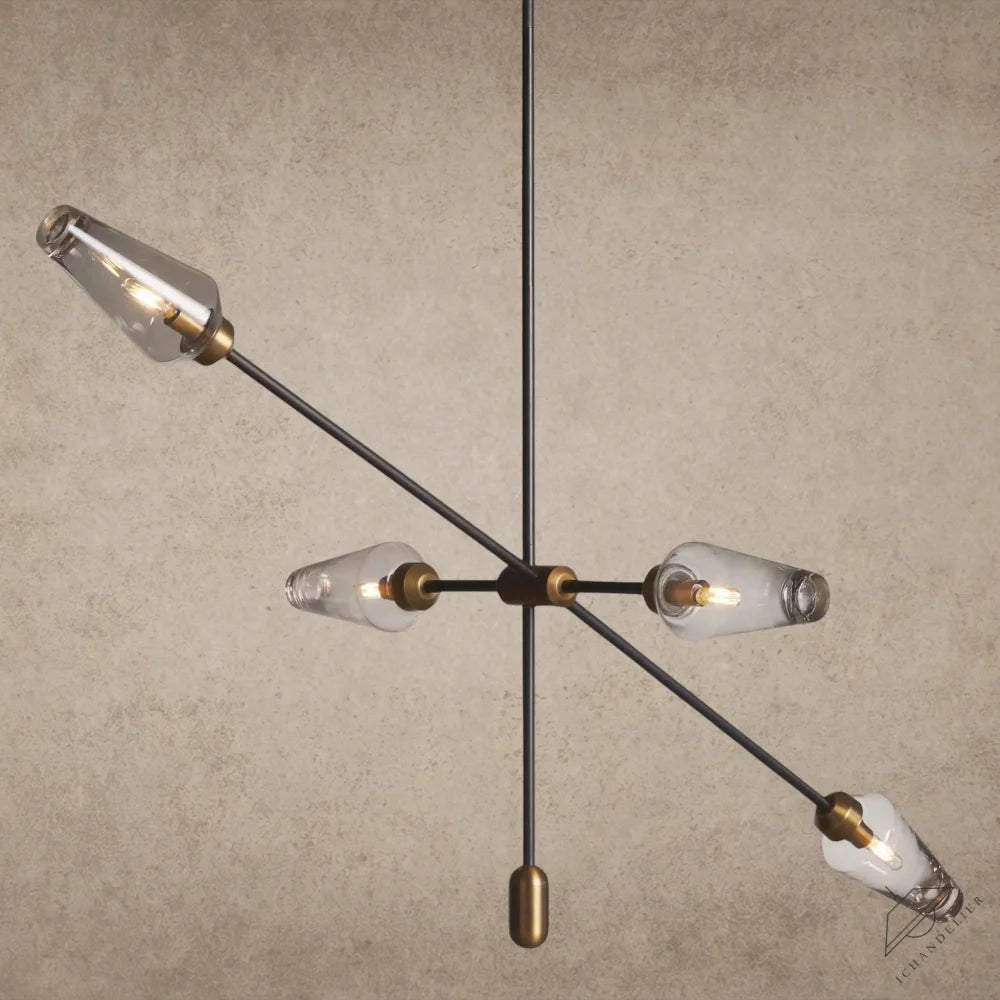 Arrow Bronze Chandelier