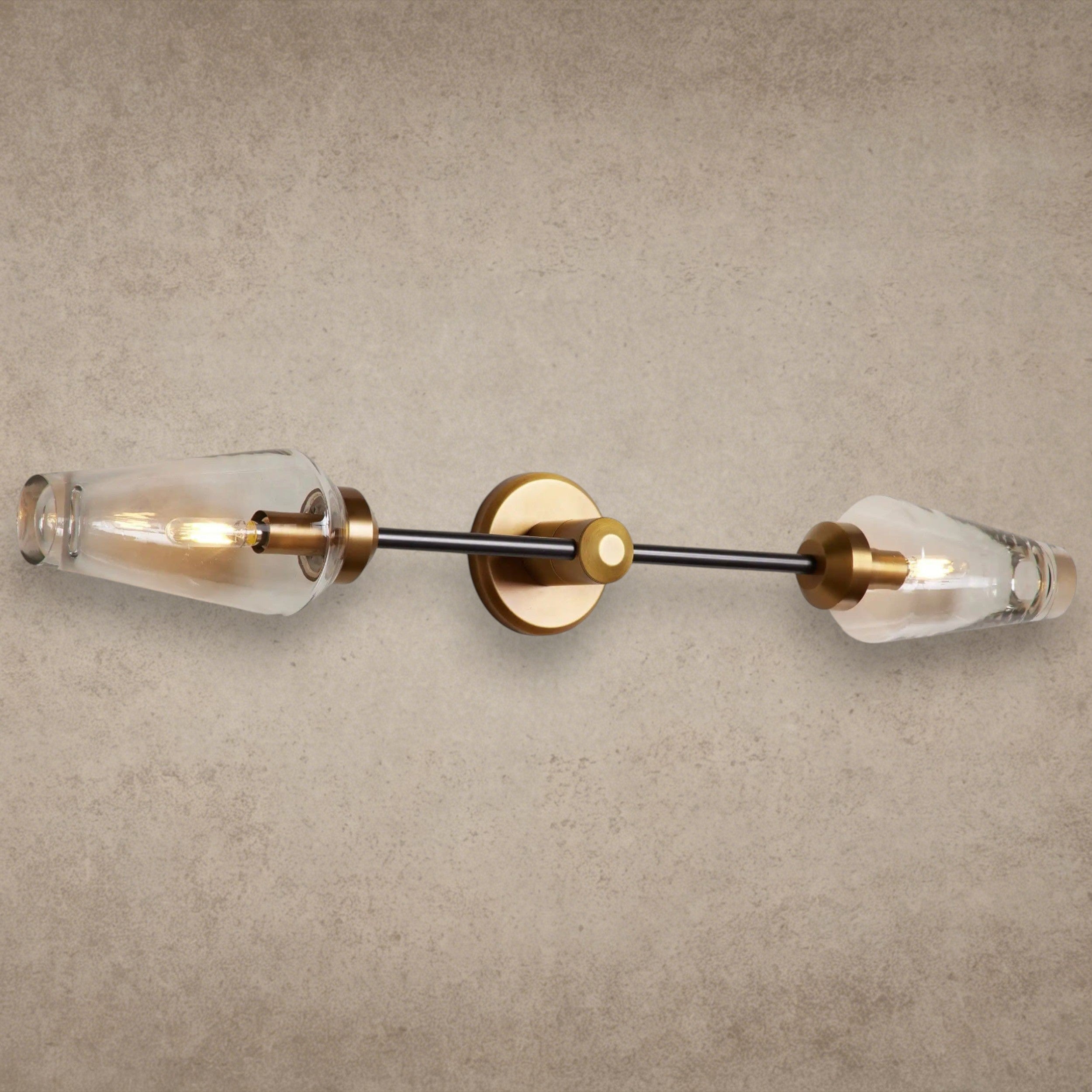 Bronze Arrow Double Sconce