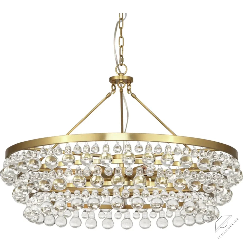 Artistic Pear Round Chandelier 50 inch, Dining Room Round Chandelier