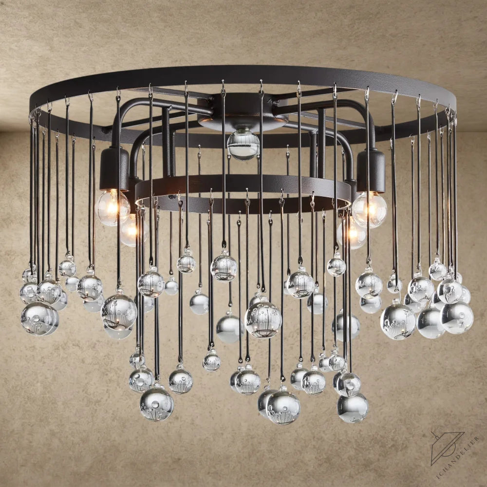 Bronze Aubrey Flush Mount