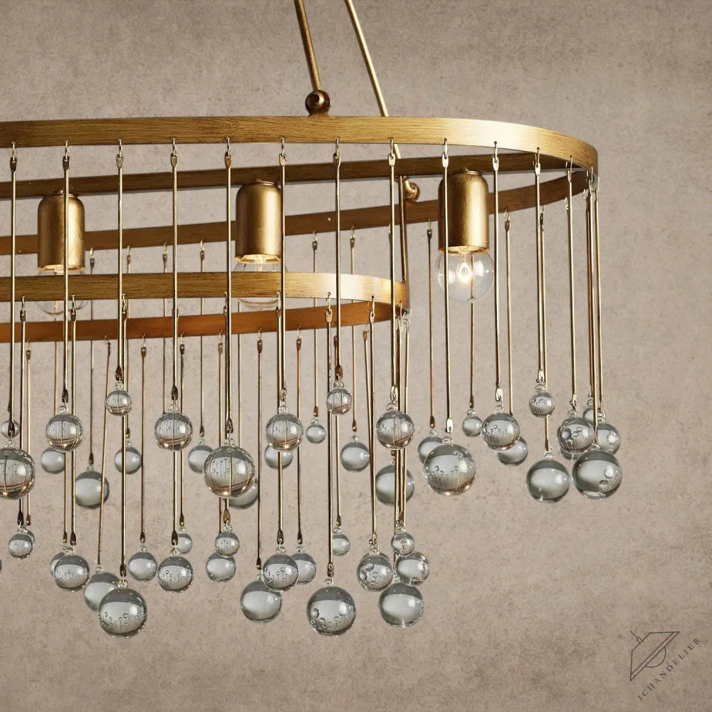 Aubrey Oval Chandelier 52.5"