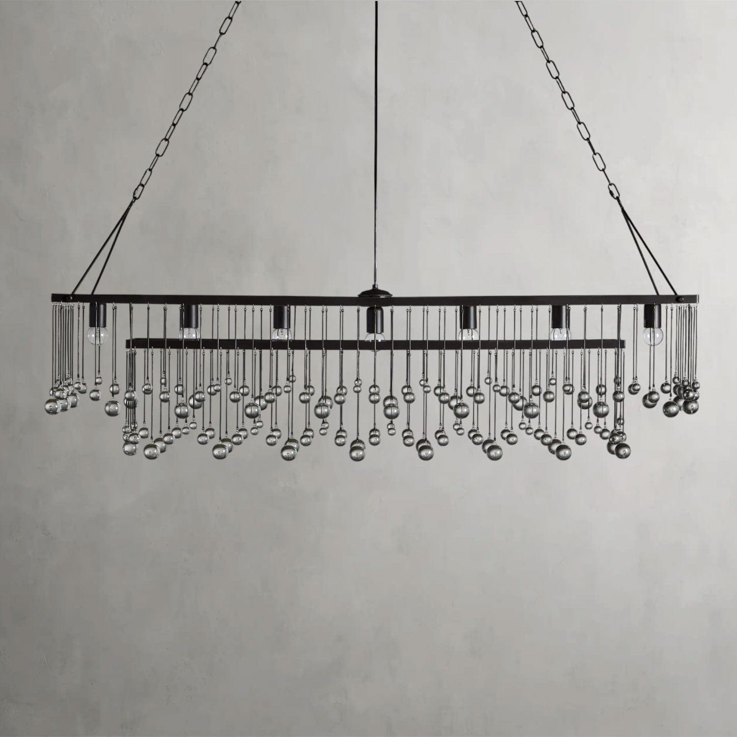 Aubrey Rectangular Chandelier 47", 60"
