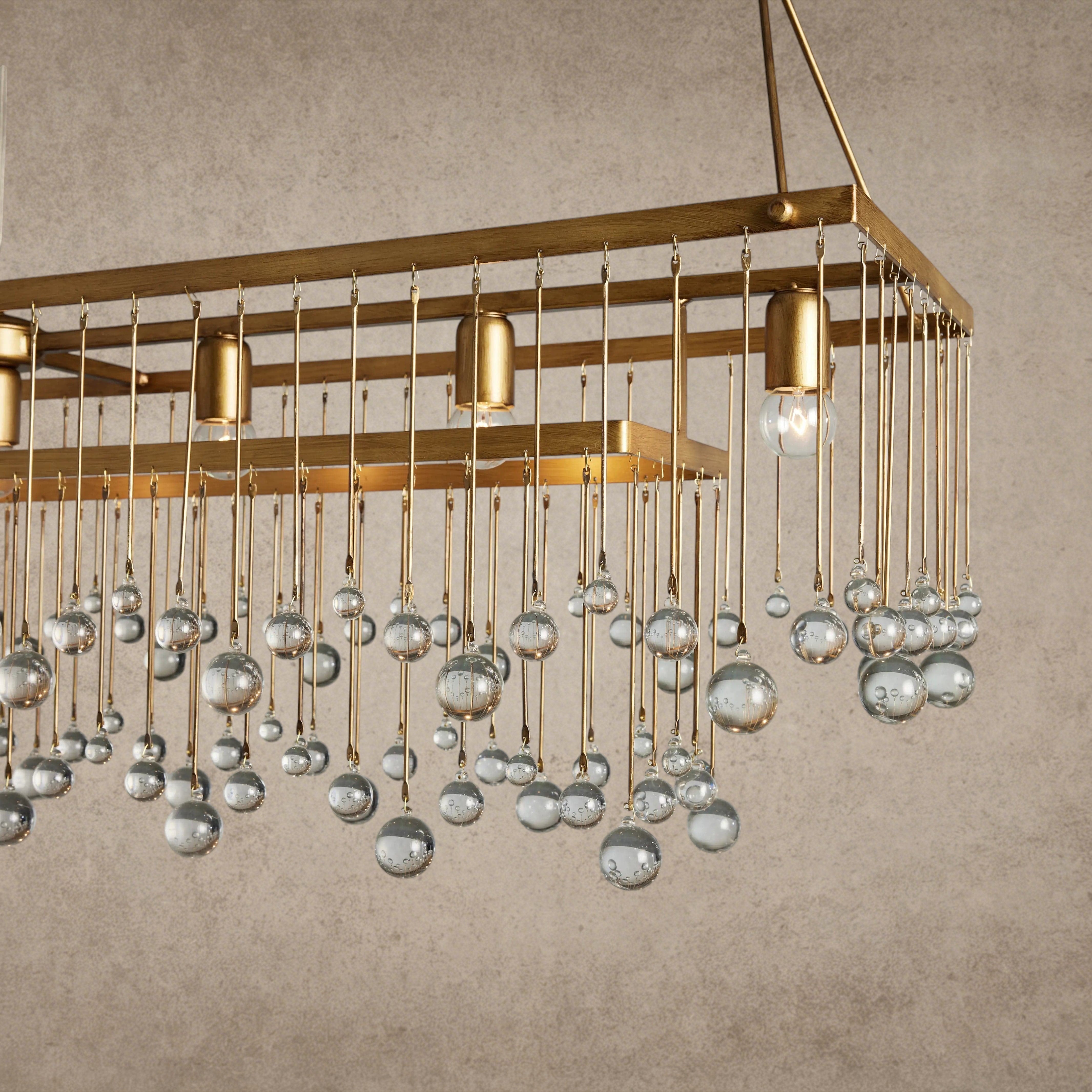 Aubrey Rectangular Chandelier 47", 60"