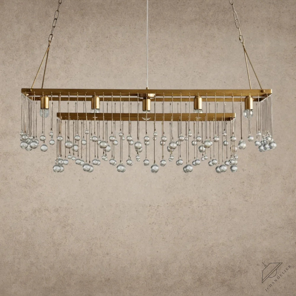 Aubrey Rectangular Chandelier 47", 60"