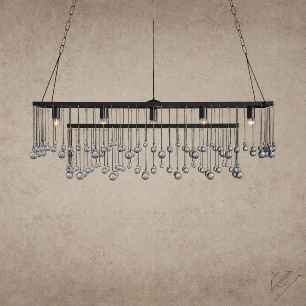47" / Bronze Aubrey Rectangular Chandelier 47", 60"