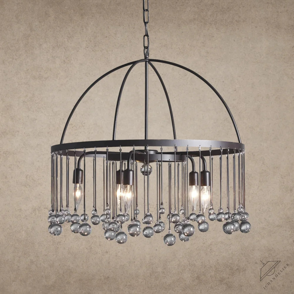 2-TIER / Bronze Aubrey Round Chandelier 2-TIER, 4-TIER