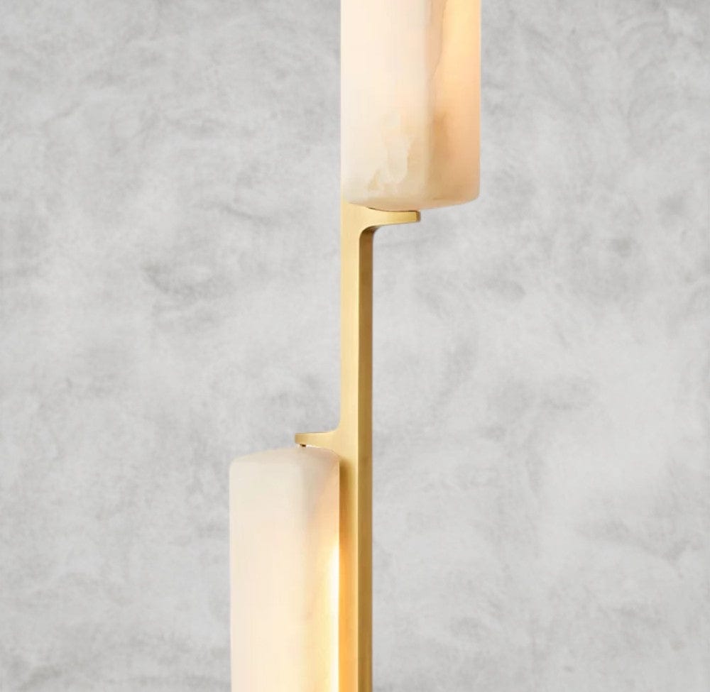 Audubon Alabaster Linear Chandelier 54
