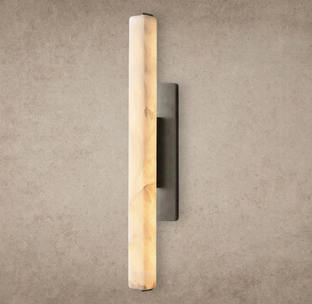 25" / Bronze Audubon Alabaster Single Sconce