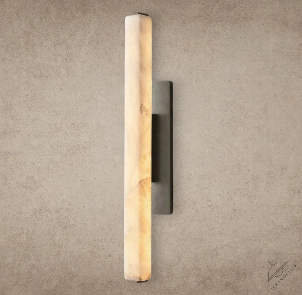 25" / Bronze Audubon Alabaster Single Sconce