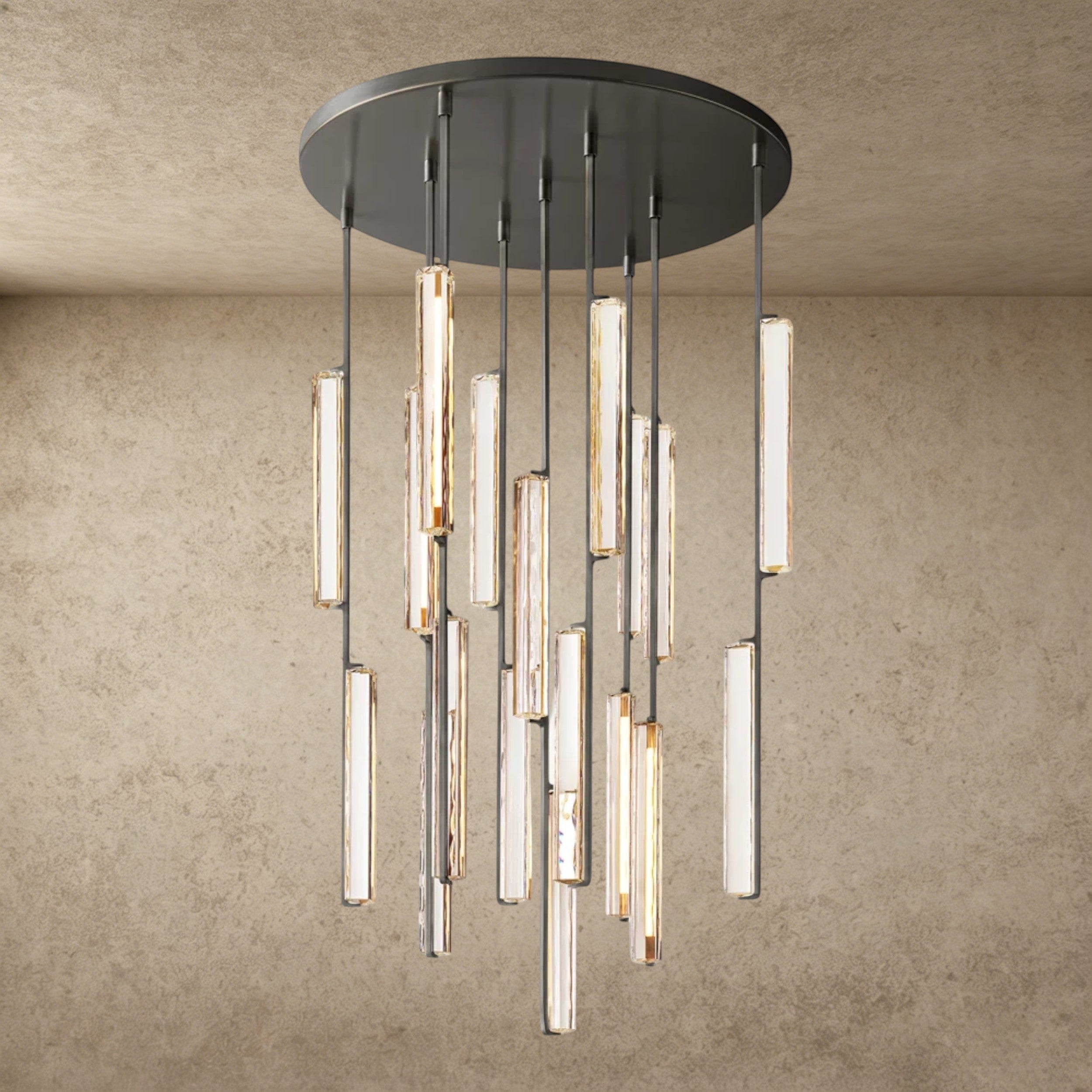 40" / Bronze Audubon Crystal Round Chandelier 24", 40", 56"
