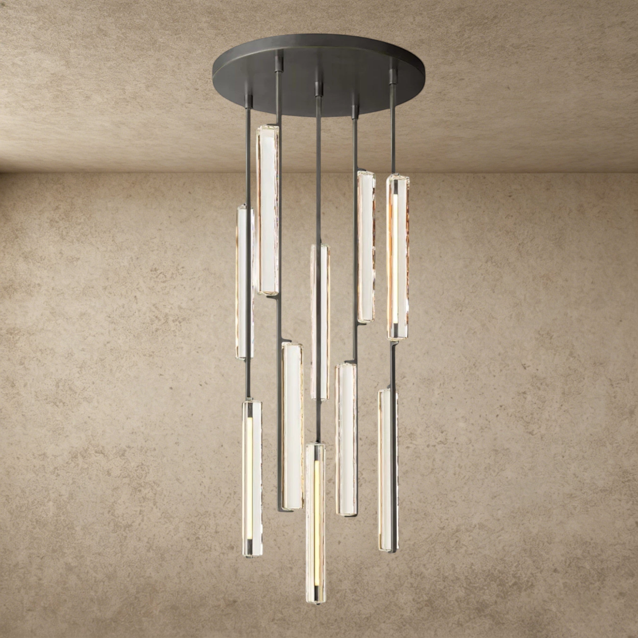 24" / Bronze Audubon Crystal Round Chandelier 24", 40", 56"
