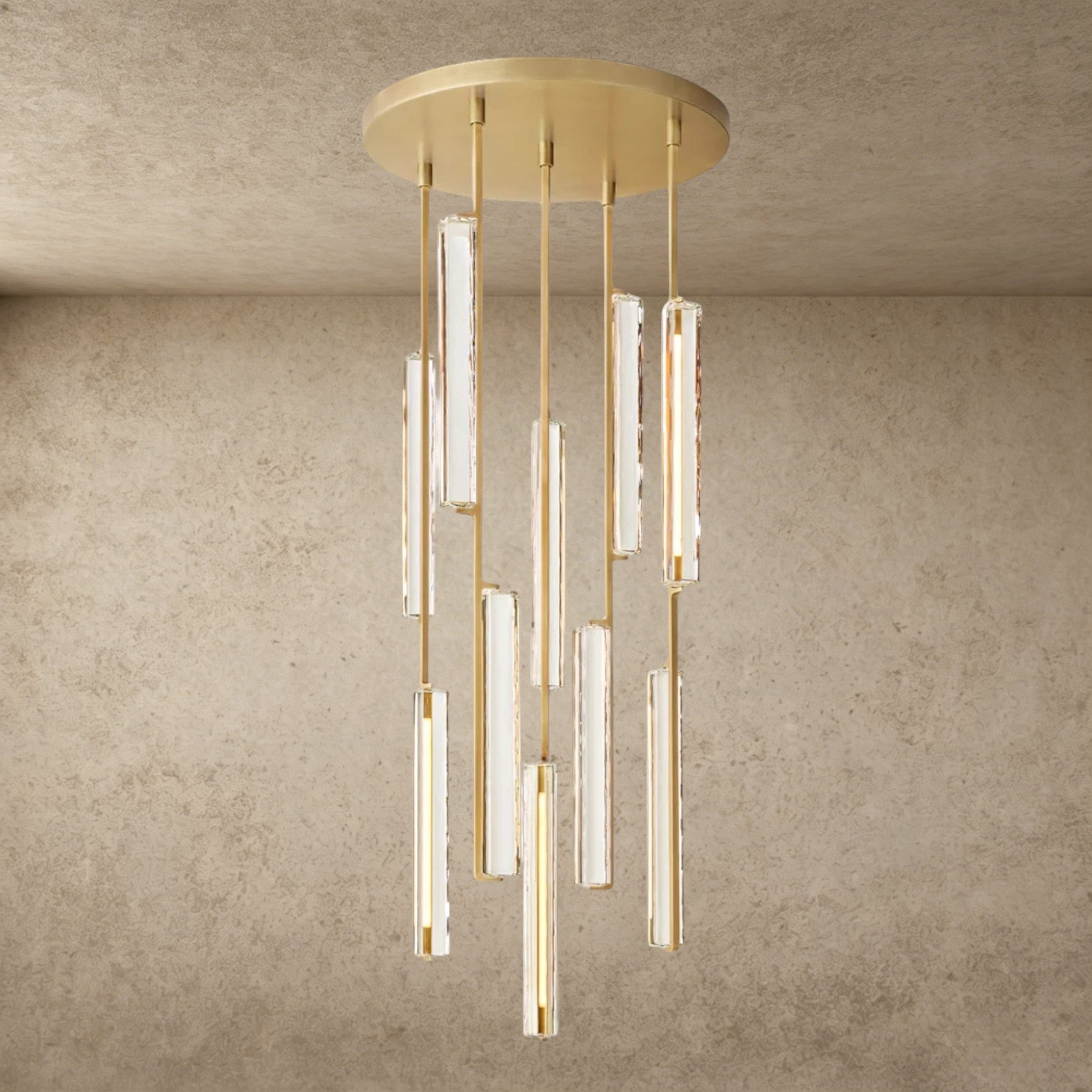 24" / Brass Audubon Crystal Round Chandelier 24", 40", 56"