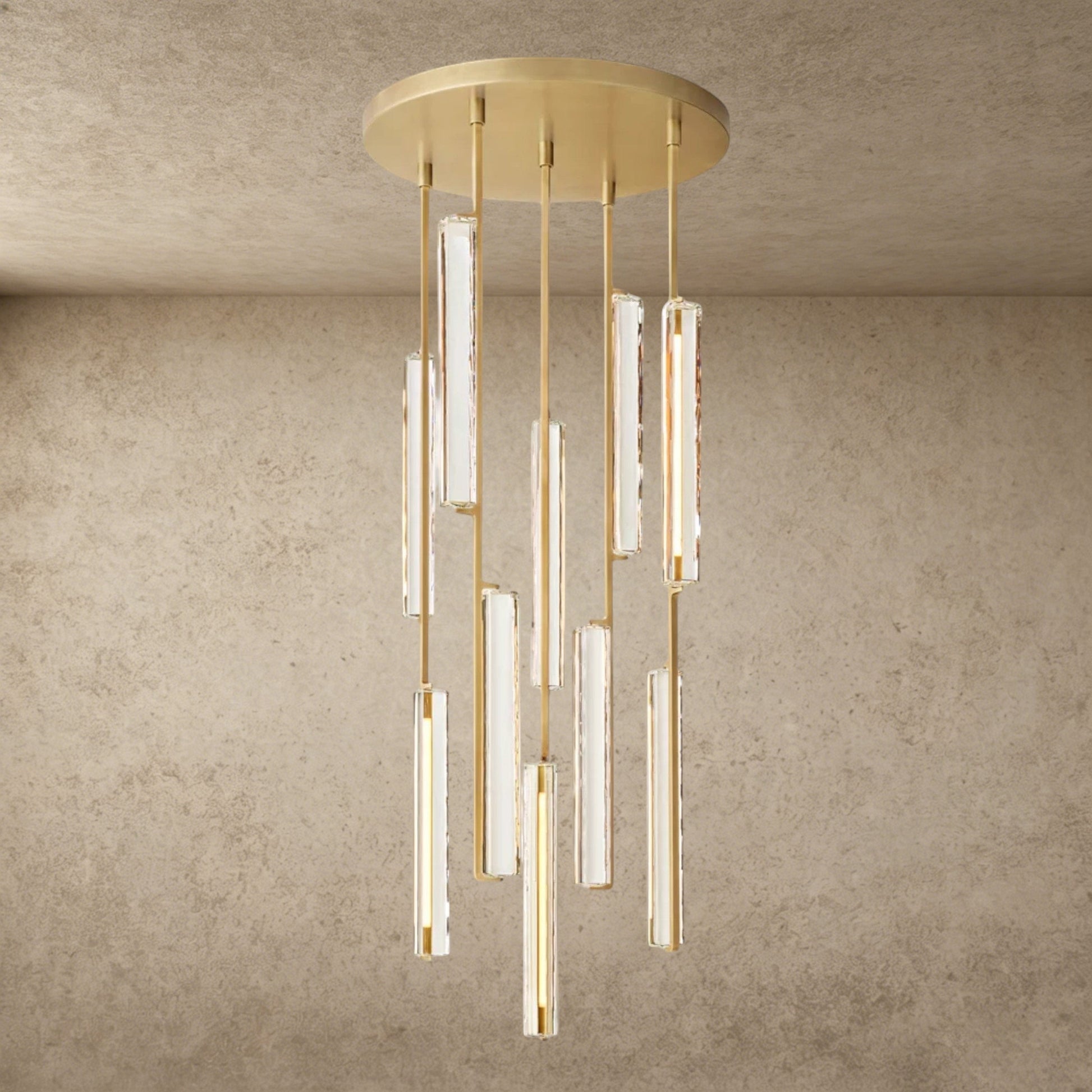 24" / Brass Audubon Crystal Round Chandelier 24", 40", 56"