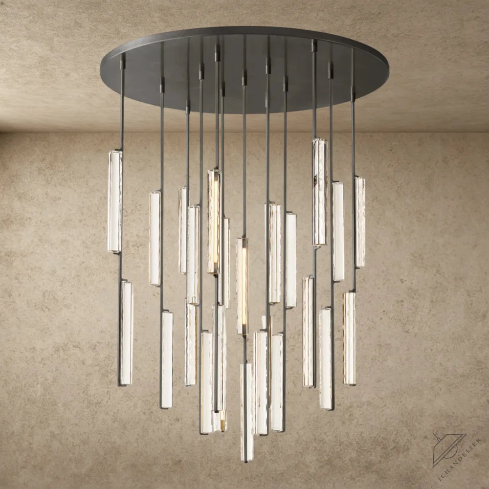 56" / Bronze Audubon Crystal Round Chandelier 24", 40", 56"