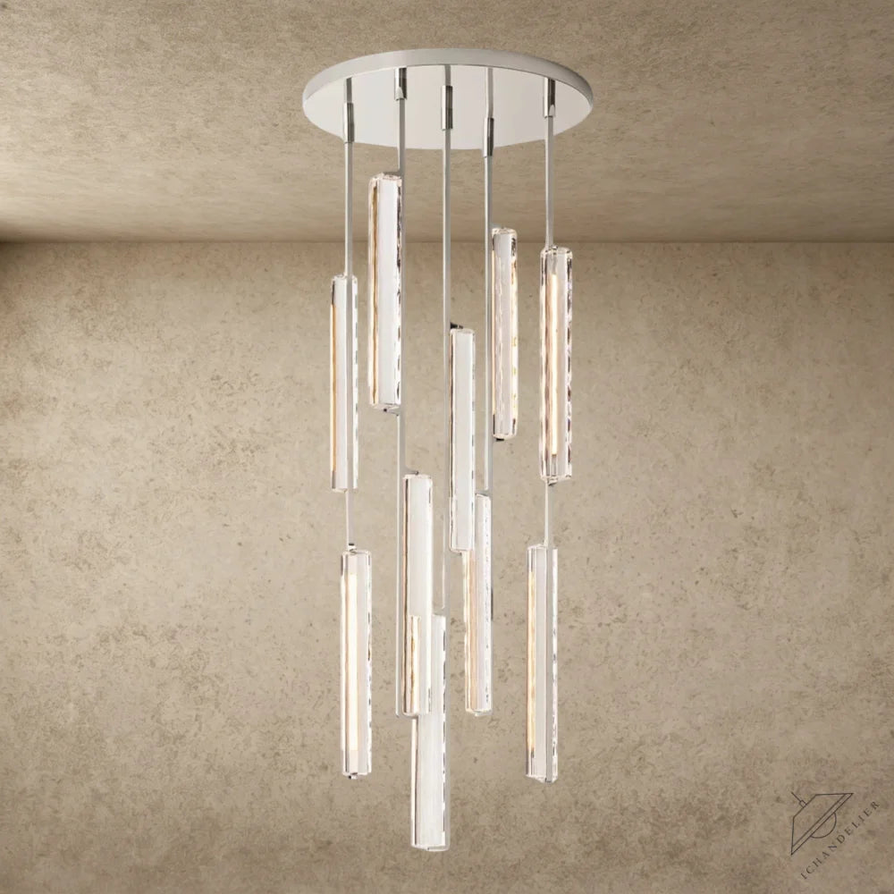 24" / Nickel Audubon Crystal Round Chandelier 24", 40", 56"