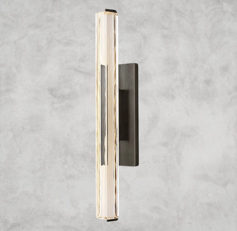 25" / Bronze Audubon Crystal Single Sconce