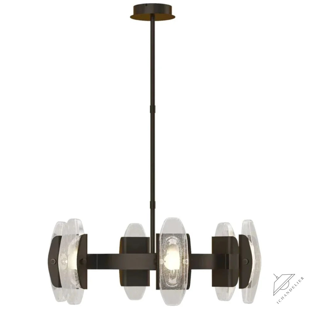 Aute Led Round Chandelier 30″