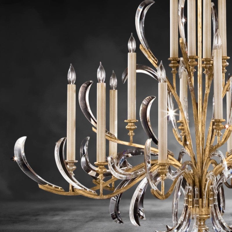 Beveled Arcs 16 - Light Chandelier