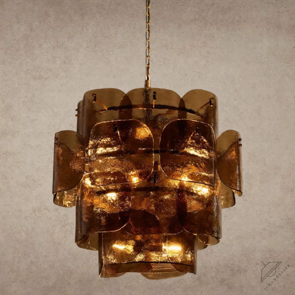 Brown Blaire Round Chandelier