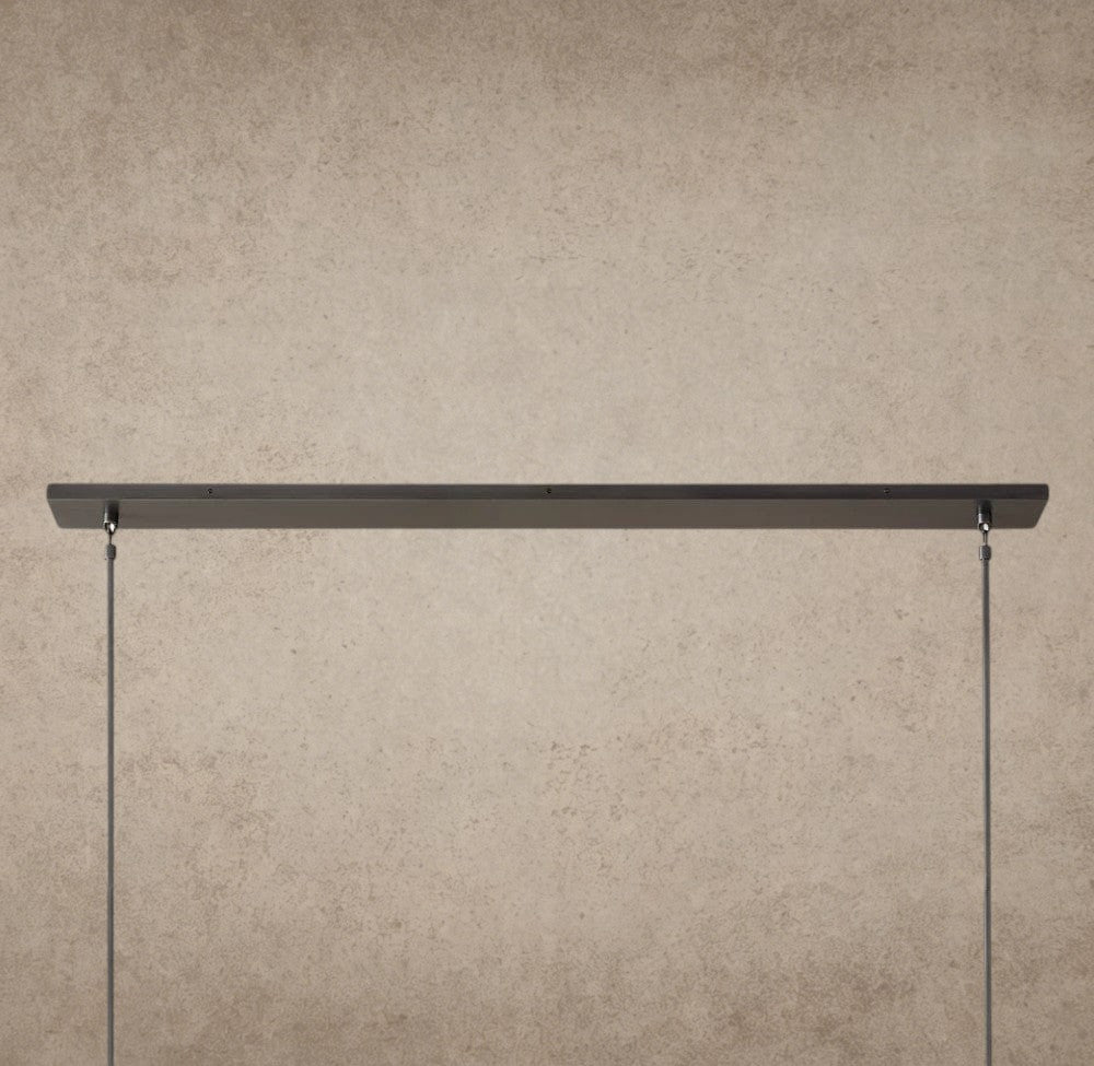 Boule De Cristal Clear Glass Linear Chandelier 48", 60"