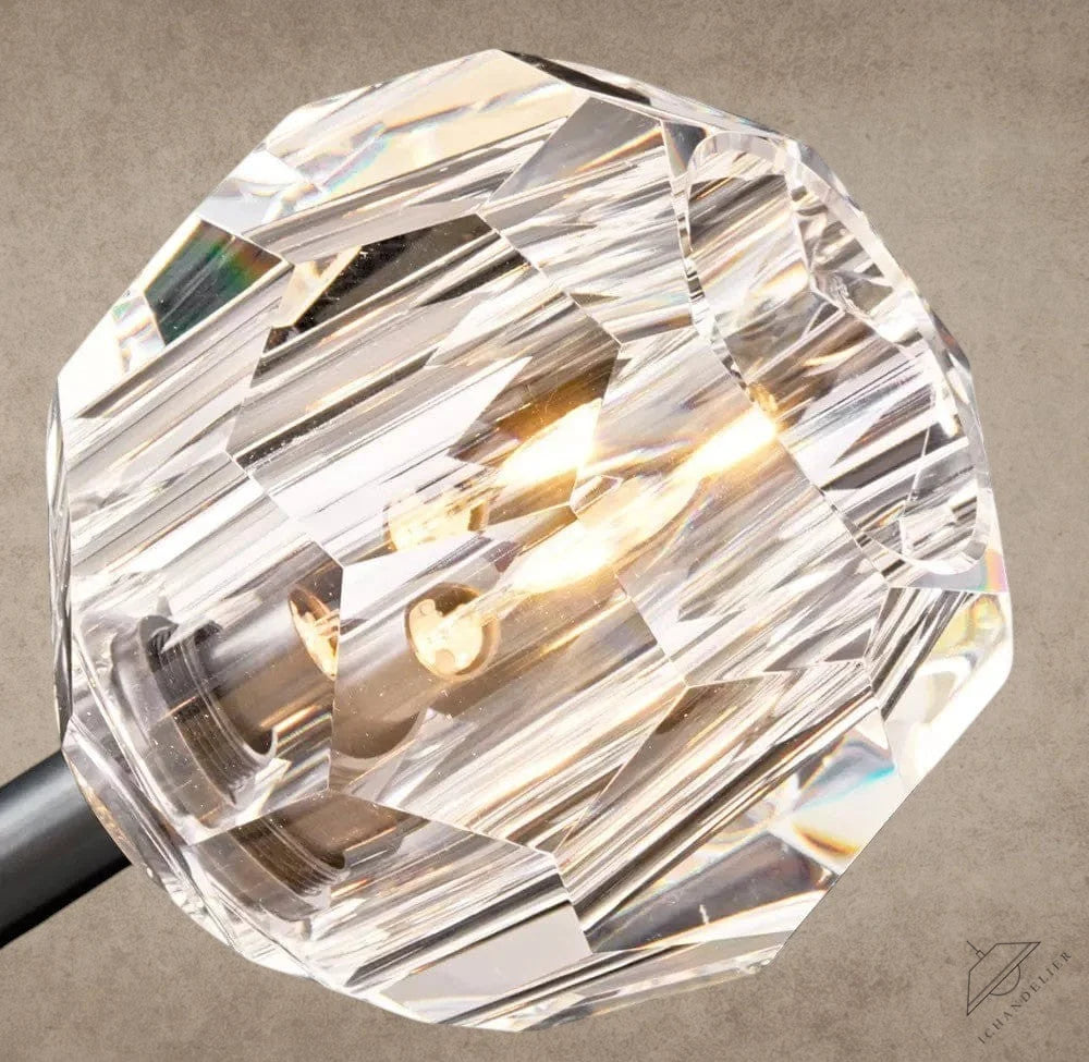 Boule De Cristal Clear/ Smoke Glass Round Cluster Chandelier 14", 19", 24", 30", 40"