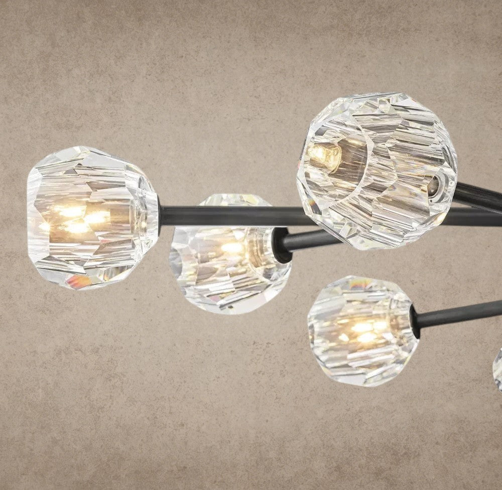 Boule De Cristal Oval Chandelier 72"
