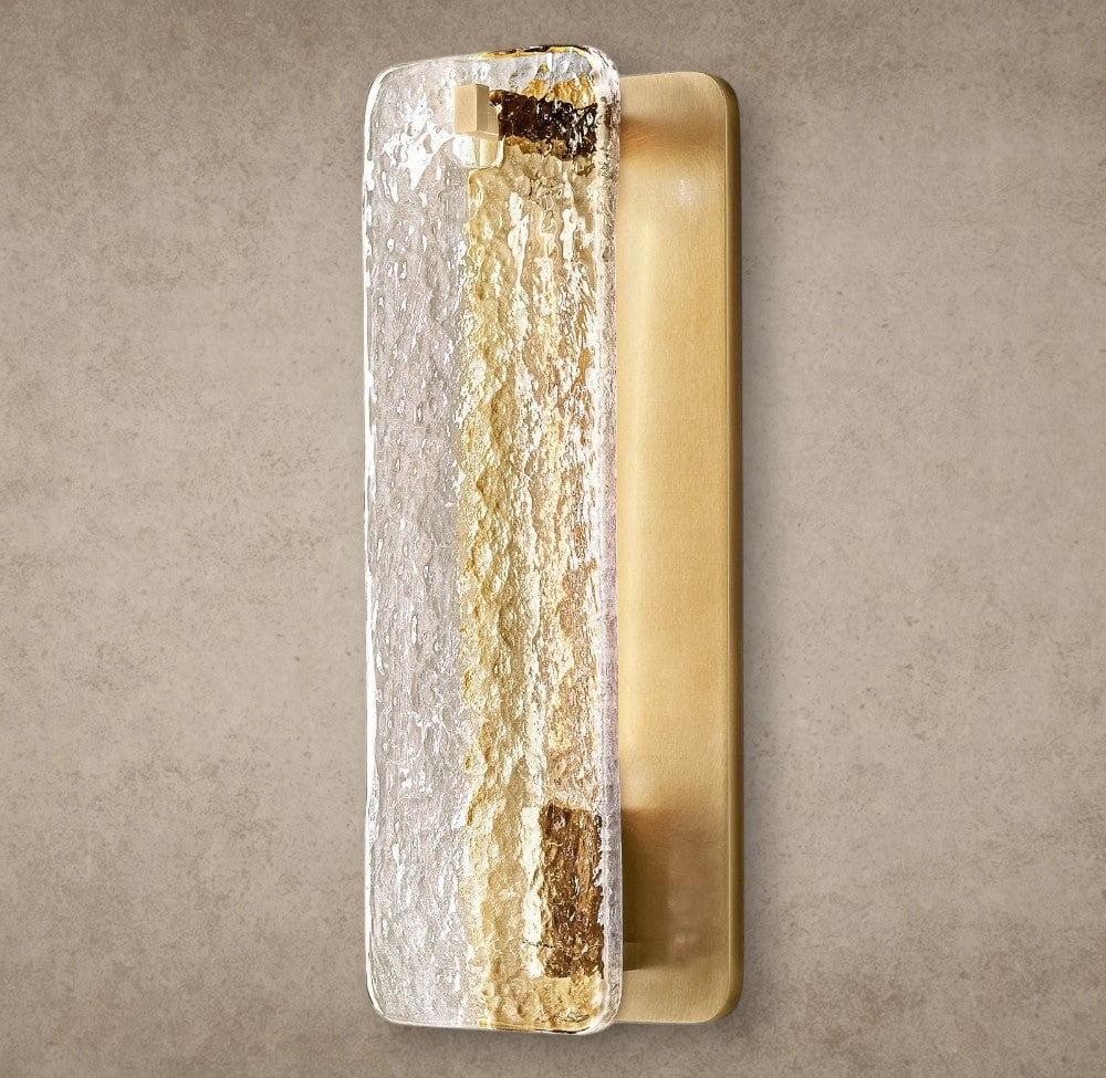 Calamette Glass/ Alabaster Sconce 13", 16"