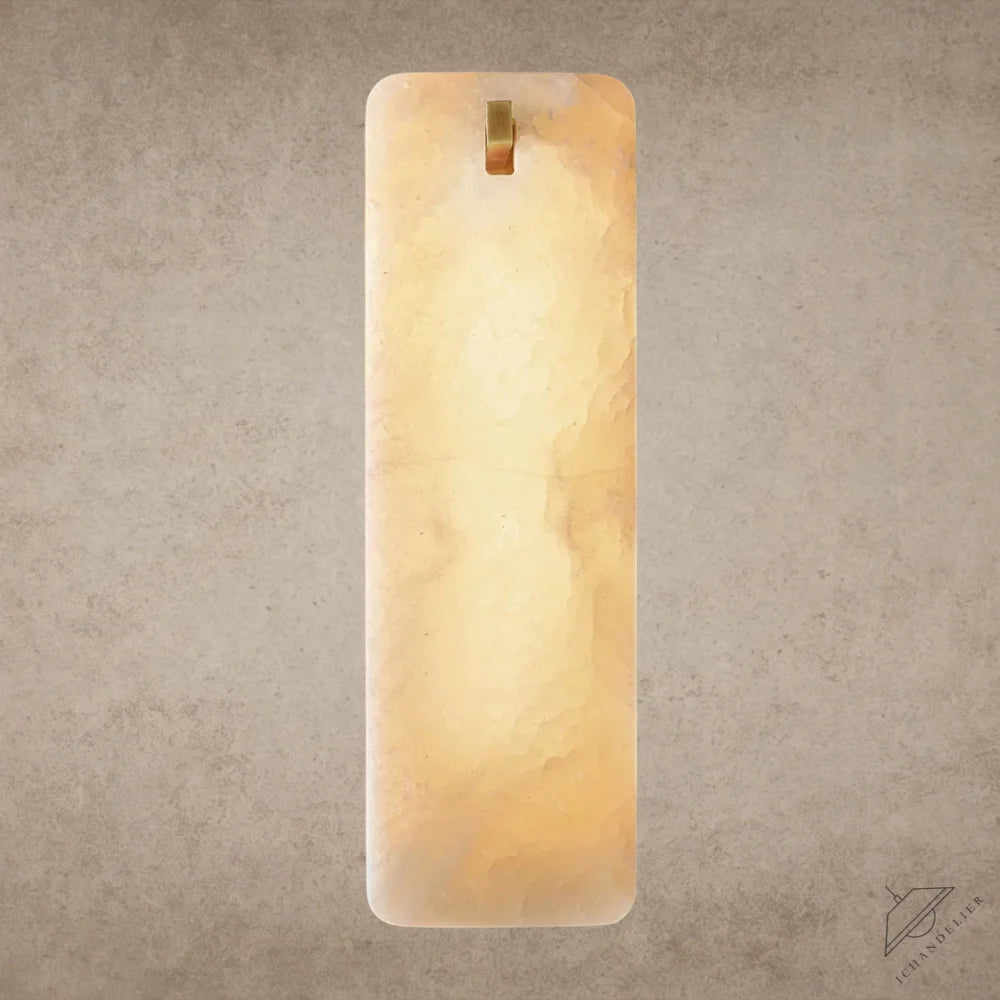 Calamette Glass/ Alabaster Sconce 13", 16"