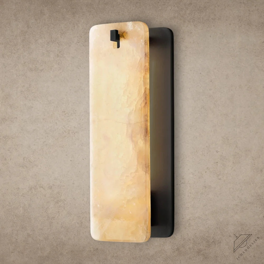 13" / Bronze / Alabaster Calamette Glass/ Alabaster Sconce 13", 16"