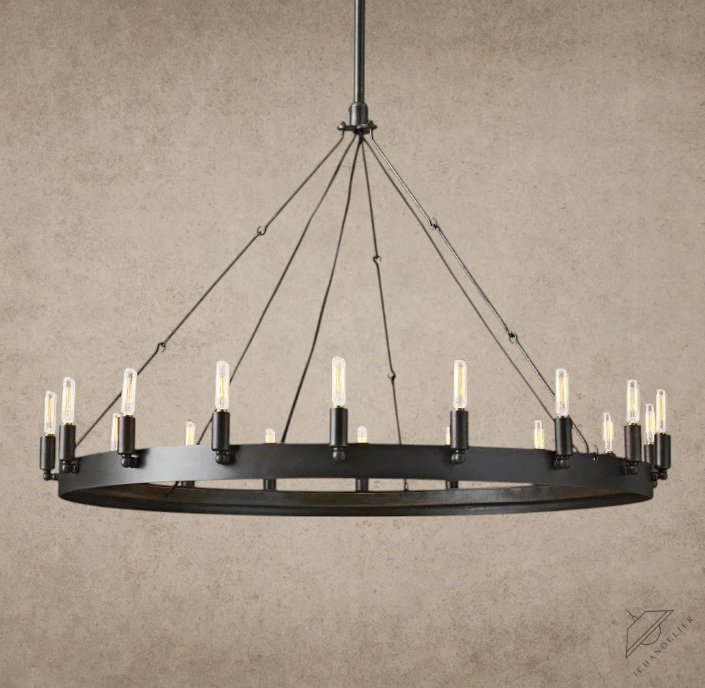 38" / Bronze Camino Round Outdoor Chandelier 26", 38", 50", 63", 73"