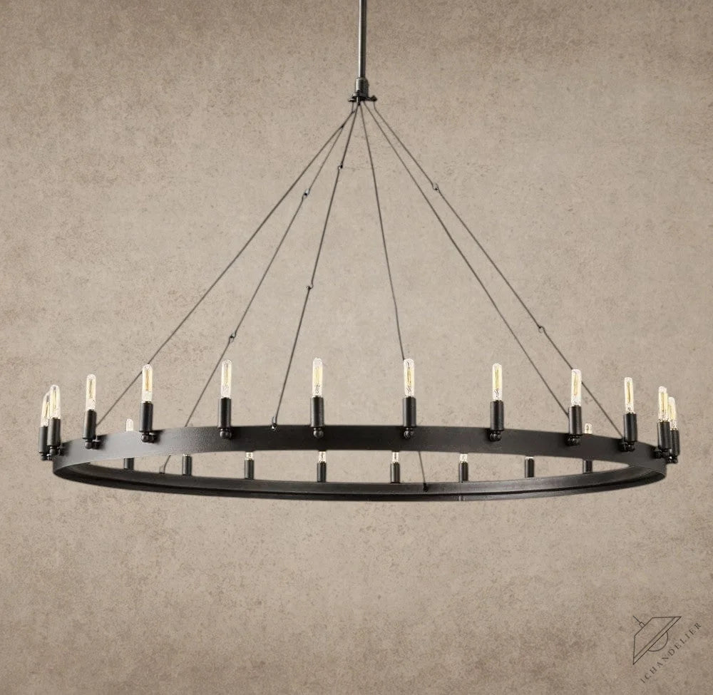 50" / Bronze Camino Round Outdoor Chandelier 26", 38", 50", 63", 73"