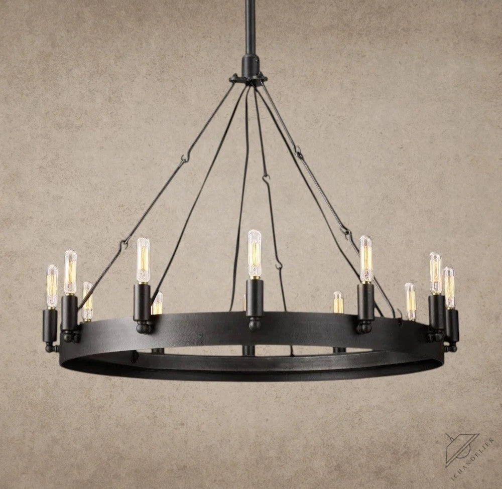 26" / Bronze Camino Round Outdoor Chandelier 26", 38", 50", 63", 73"