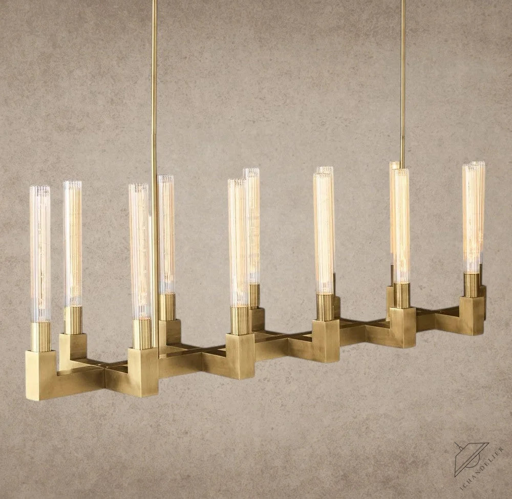 Cannele Linear Chandelier 55", 67"