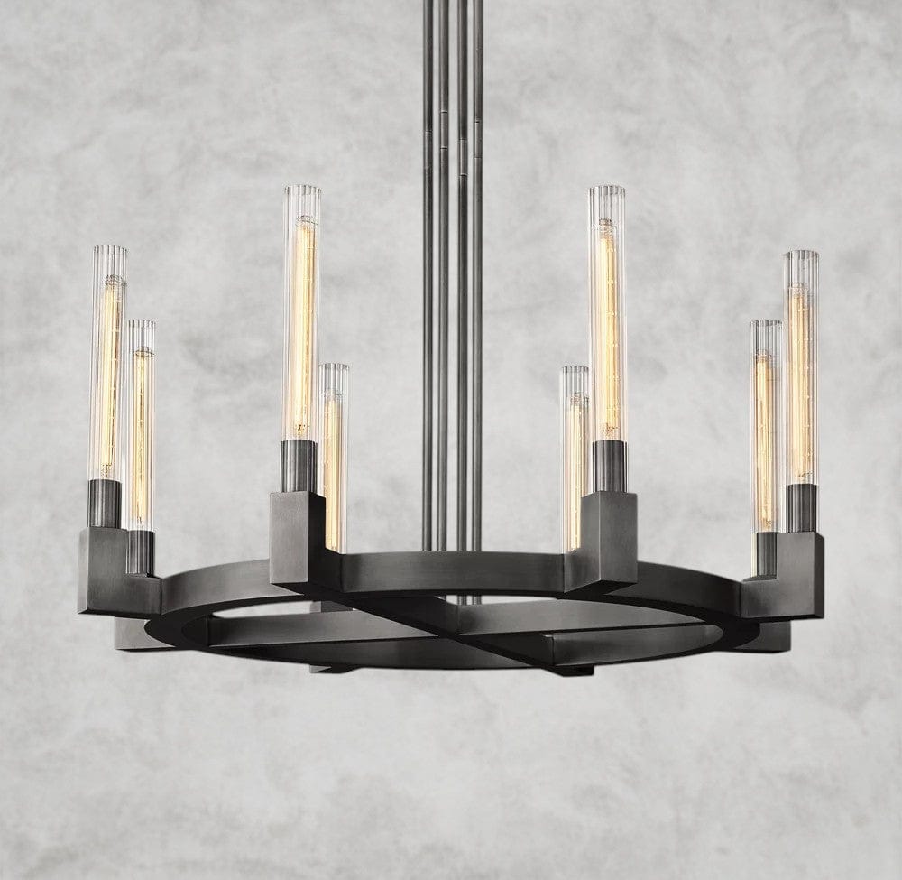 36" / Bronze CANNELE ROUND CHANDELIER 36", 48", 60", 72"