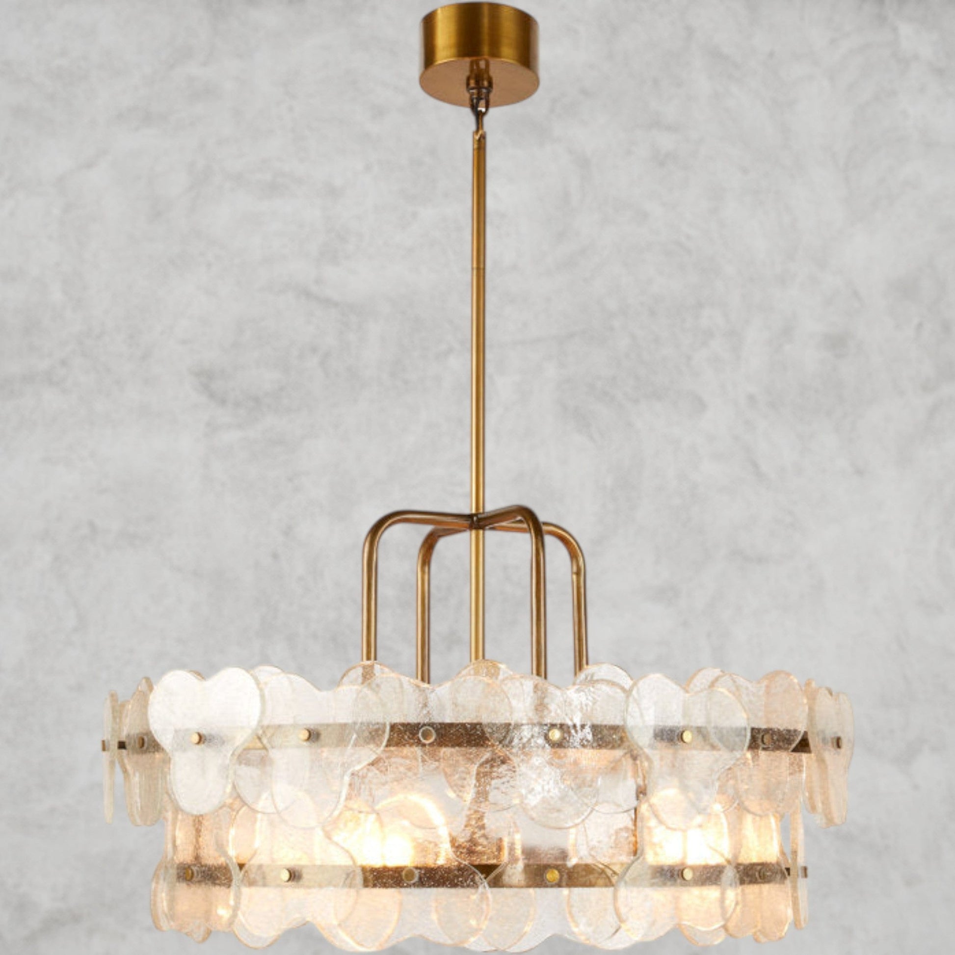 Cascade Glass Chandelier