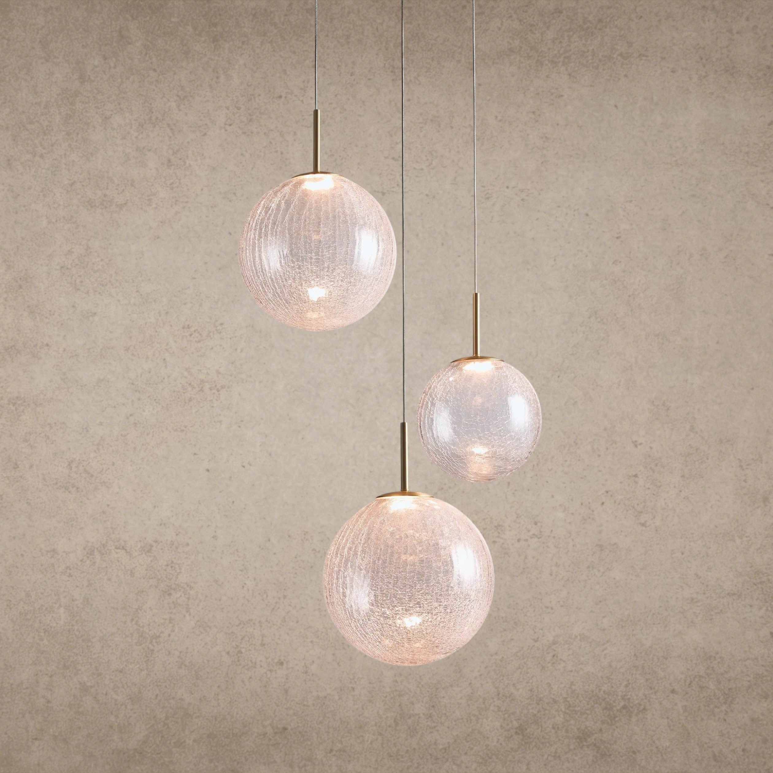 20" / CRACKLE Casen Round Chandelier 20", 28", 34", 43"