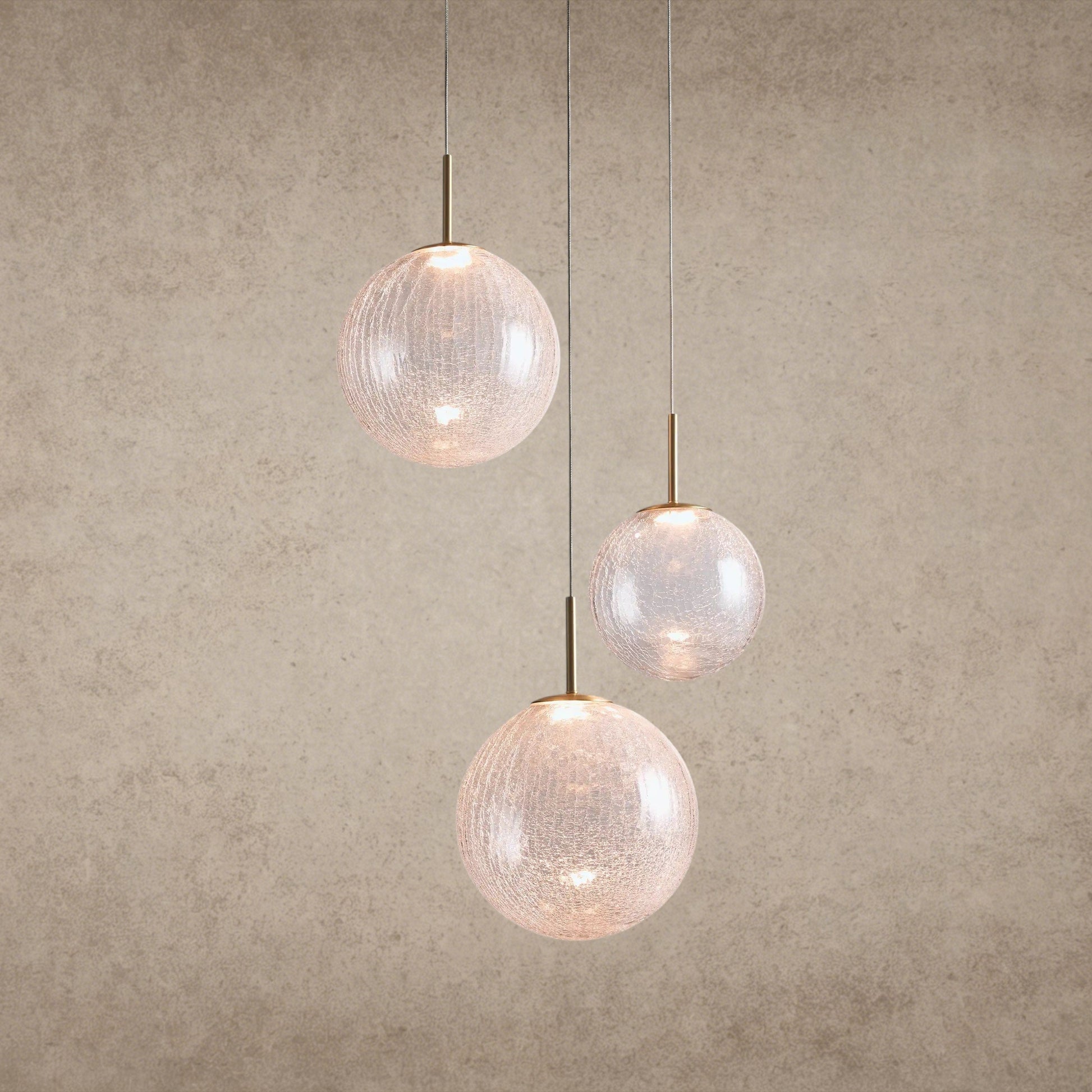 20" / CRACKLE Casen Round Chandelier 20", 28", 34", 43"