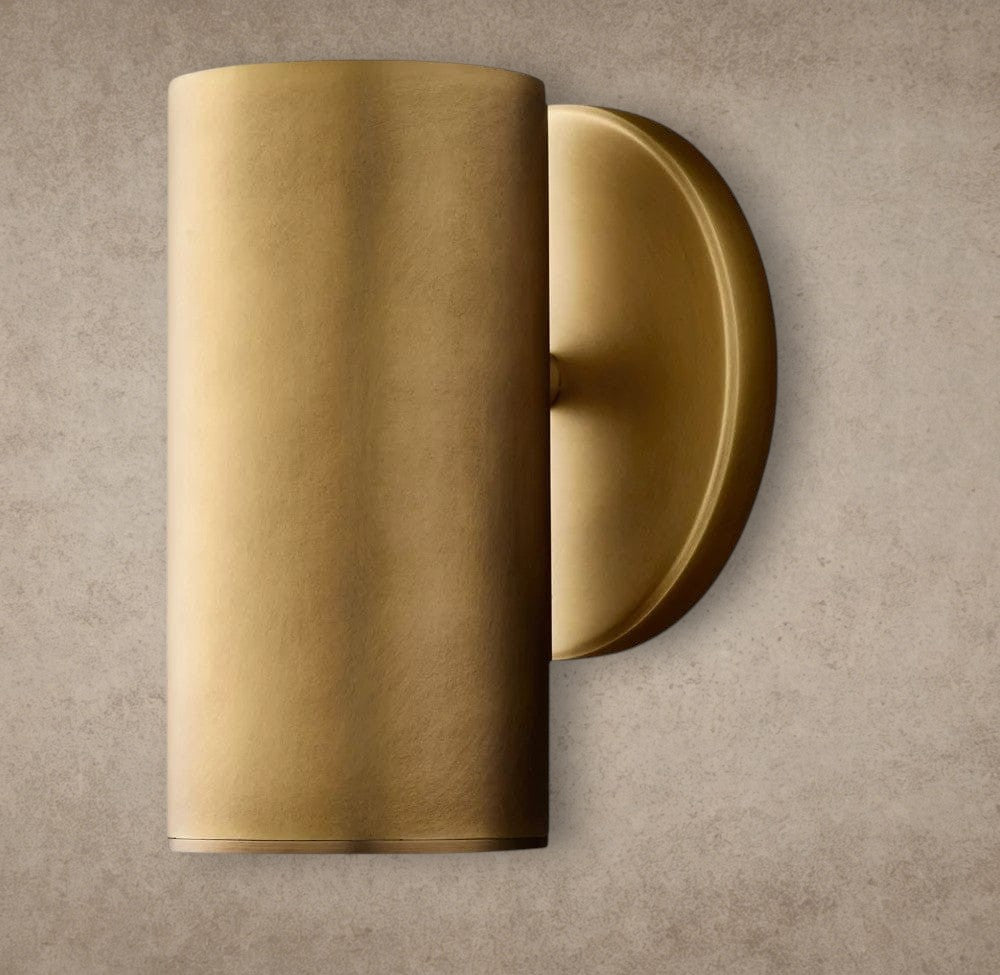 Brass Champeaux Outdoor Sconce 6"