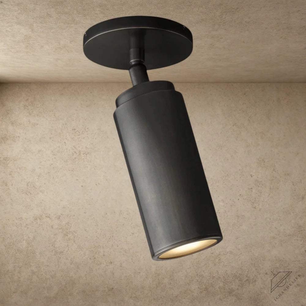 Bronze CHAMPEAUX PIVOTING FLUSHMOUNT 9"