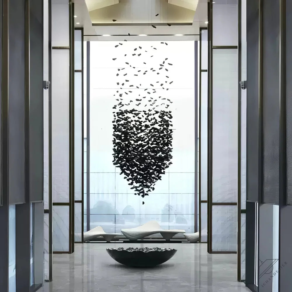 Charcoal Chandeliers