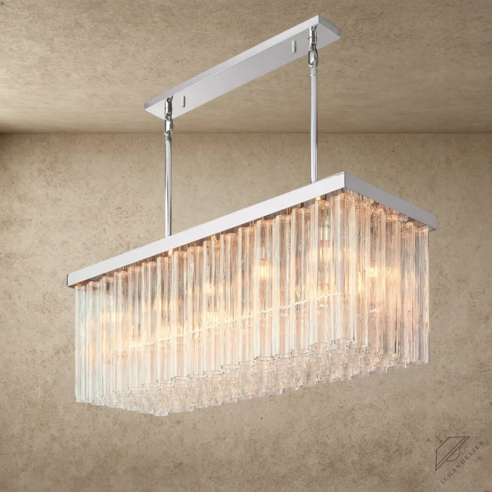 Cielo Rectangular Chandelier 54", 73"