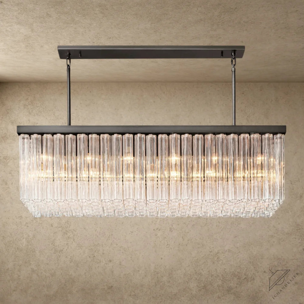73" / Bronze Cielo Rectangular Chandelier 54", 73"