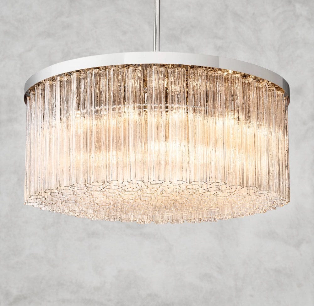 48" / Nickle Cielo Round Chandelier 36", 48"
