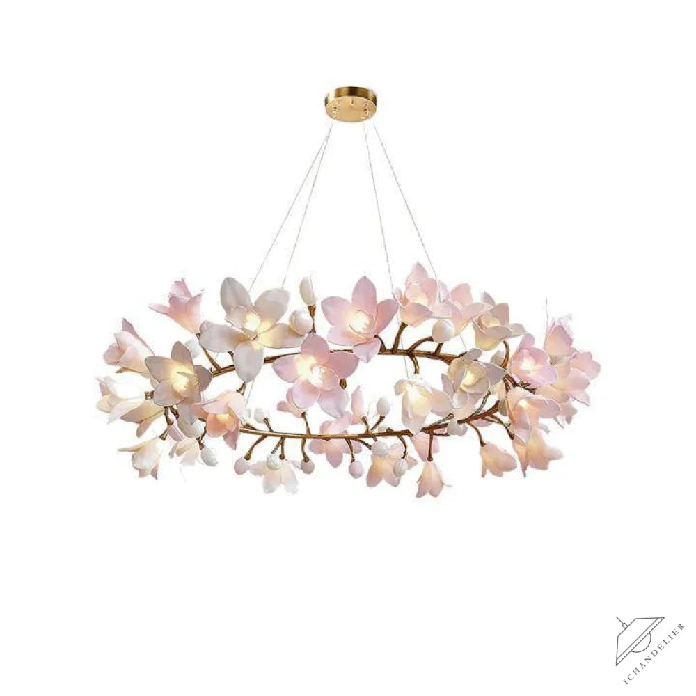 Circular Blossom Chandelier