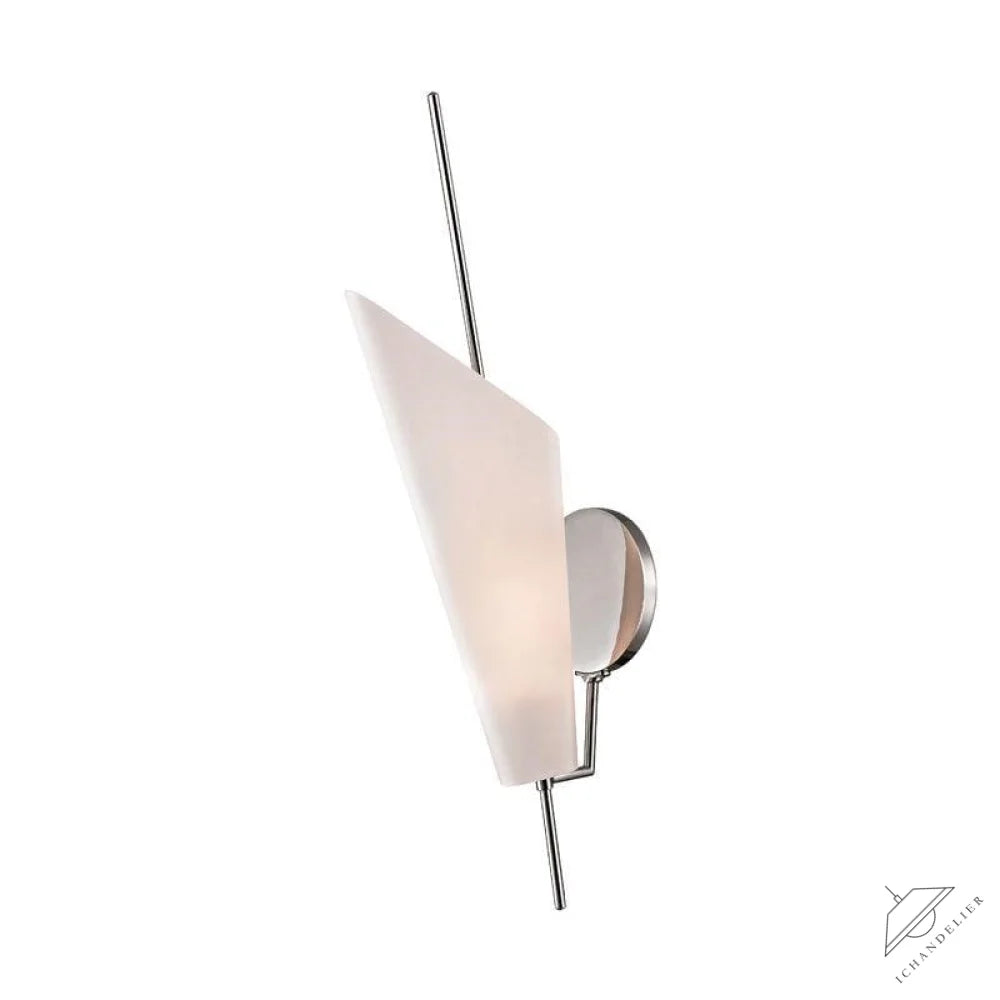 Polished Nickel Cooper Wall Sconce
