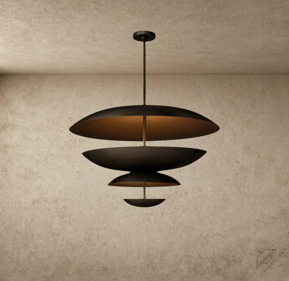 Cosmic Two-Tier Chandelier