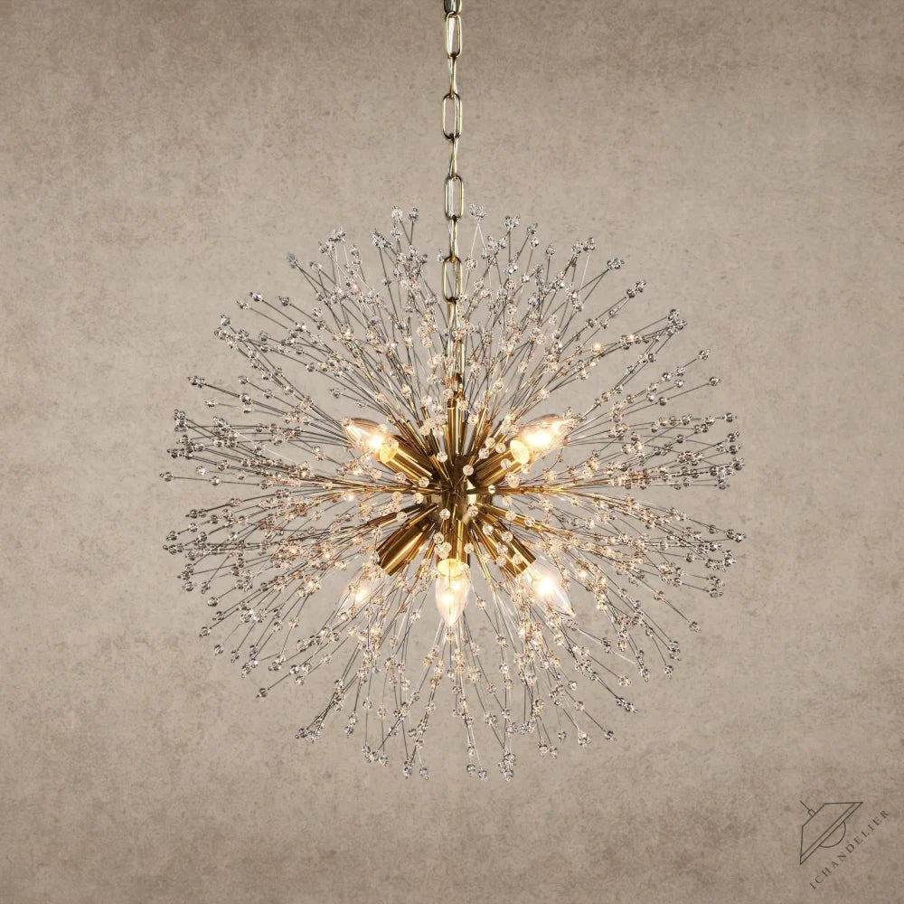 22" / Brass Dandelion Round Chandelier 22", 30", 43"